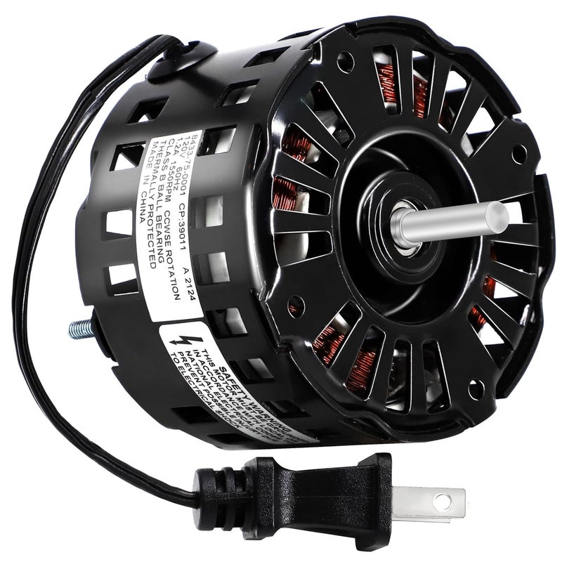 Criditpid JA2B104N Vent Fan Motor Replacement for Broan Nutone 40933, 86933, 8693000, 86933-000, JA2B104N Bathroom Exhaust Fan, 3.3 Inch Diameter Bathroom Fan Motor for Nutone 8664RP, 8663RP, 676-D, 2676F-A - Image 1